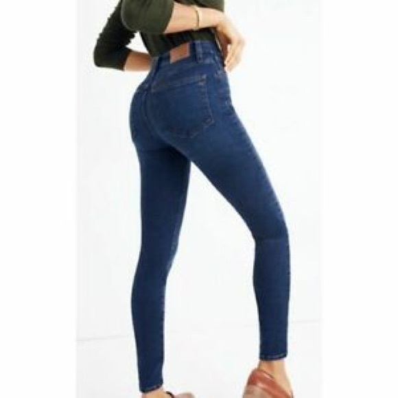 MADEWELL Curvy Hi-Rise Skinny Jeans NWT 25 Tarren - Picture 5 of 5